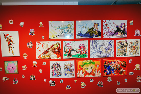 ワダアルコ展 Fate & Fate/EXTRA ART WORKS -flower parade- 会場の様子 25