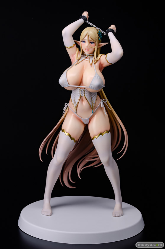 Q-six 黄昏の娼エルフ エイレーネ White ver. ノルグレコ K2 うさぎなごむ エロ キャストオフ フィギュア 01
