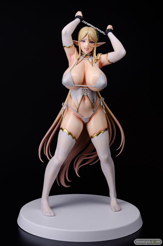 Q-six 黄昏の娼エルフ エイレーネ White ver. ノルグレコ K2 うさぎなごむ エロ キャストオフ フィギュア 02