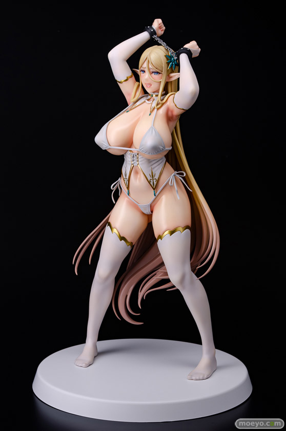 Q-six 黄昏の娼エルフ エイレーネ White ver. ノルグレコ K2 うさぎなごむ エロ キャストオフ フィギュア 09