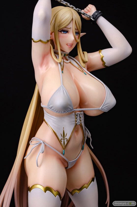 Q-six 黄昏の娼エルフ エイレーネ White ver. ノルグレコ K2 うさぎなごむ エロ キャストオフ フィギュア 13