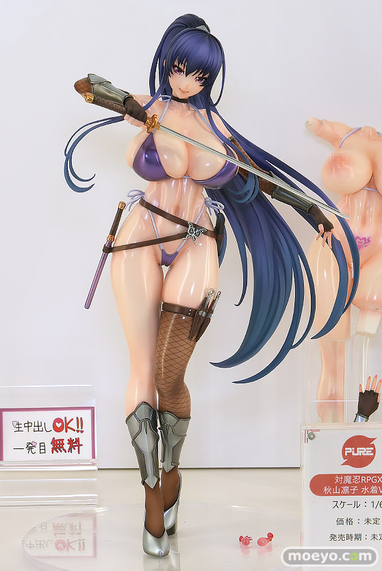 ワンダーフェスティバル2025 [夏]  フィギュア キャストオフ エロ PURE 対魔忍RPGX 秋山凛子 水着Ver. DX版 Megumu 葵渚 01