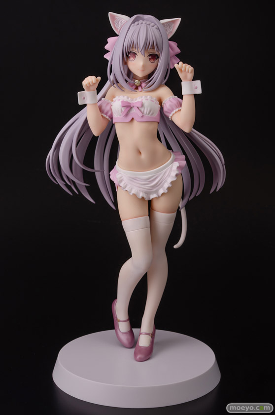 Q-six 月に寄りそう乙女の作法 桜小路ルナ 猫耳メイド 桜カラーver. うるしふぃーるど ノルグレコ K2 エロ フィギュア キャストオフ 製品版 01