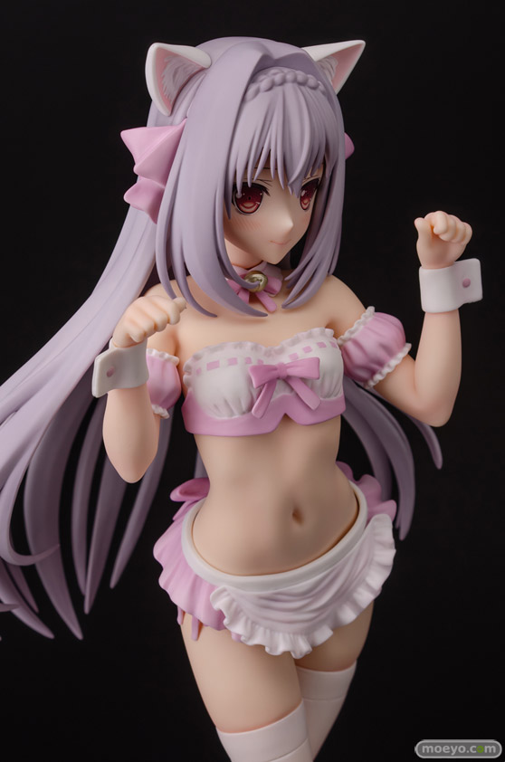Q-six 月に寄りそう乙女の作法 桜小路ルナ 猫耳メイド 桜カラーver. うるしふぃーるど ノルグレコ K2 エロ フィギュア キャストオフ 製品版 08