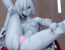 【エロホビ】【アダルトフィギュア】ロケットボーイ新作エロフィギュア「対魔忍RPGX 大人ユキカゼ」製作中原型が展示！