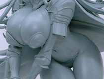【WF2025夏】メディコス・エンタテインメント新作美少女フィギュア「閃乱カグラ NEW LINK 鴉 ビキニアーマーVer.」監修中原型が展示！