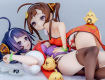 ホビーマックスジャパン新作美少女フィギュア「アズールレーン 平海＆寧海」PVCサンプルがアキバで展示！