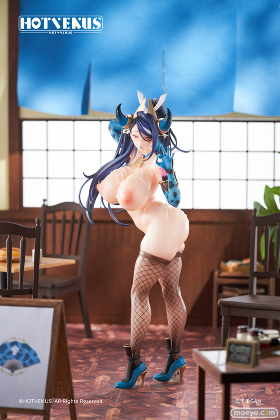 HOTVENUS バニスタイン・ファンタジー オーロラ クノイチ衣装Ver. シロ かふき ネイティブ エロ フィギュア 30