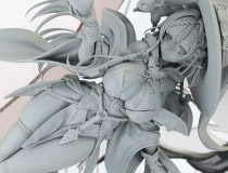 【WF2025夏】トリダモノさんのイラストを元に立体化！ヴェルテクス新作美少女フィギュア「エルフ村 第18村人 ヘイゼル」監修中原型が展示！
