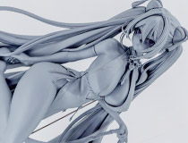 【アズールレーン 8周年】ファット・カンパニー新作美少女フィギュア「キアサージ スプリング・モニタリング」監修中原型が展示！