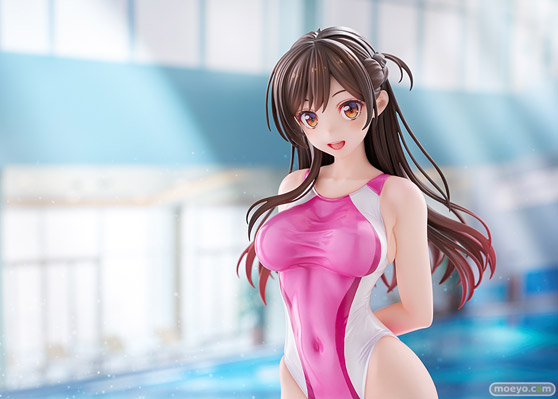 ホビージャパン 彼女、お借りします　水原千鶴 桃色ラインの競泳水着Ver. i-con 五日市歩 深井涼介 AMAKUNI 15