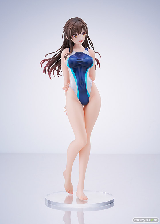 ホビージャパン 彼女、お借りします　水原千鶴 桃色ラインの競泳水着Ver. i-con 五日市歩 深井涼介 AMAKUNI 20