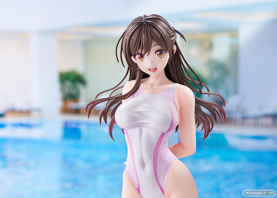 ホビージャパン 彼女、お借りします　水原千鶴 桃色ラインの競泳水着Ver. i-con 五日市歩 深井涼介 AMAKUNI 43