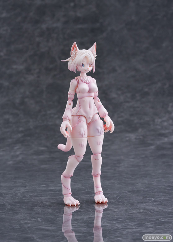 アオシマ 選んで作れる！可愛いケモノたちの可動プラモデル「けもプラ」 「 カオマニー」、「ニホンオオカミ」、「ヒトパーツセット[カラーA]」、「ぶらんこ」03