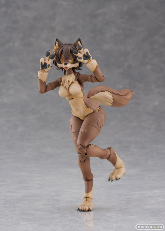 アオシマ 選んで作れる！可愛いケモノたちの可動プラモデル「けもプラ」 「 カオマニー」、「ニホンオオカミ」、「ヒトパーツセット[カラーA]」、「ぶらんこ」24