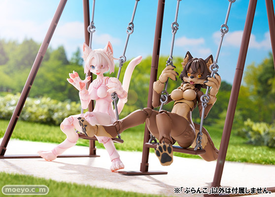 アオシマ 選んで作れる！可愛いケモノたちの可動プラモデル「けもプラ」 「 カオマニー」、「ニホンオオカミ」、「ヒトパーツセット[カラーA]」、「ぶらんこ」48