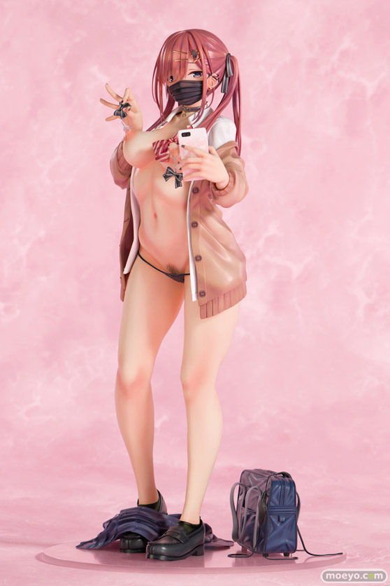 インサイト なな枕「ピアスを見せてくれる赤髪ギャルちゃん」マスクver. 素顔ver. エロ フィギュア のちを。 二次受注 PVC化 02