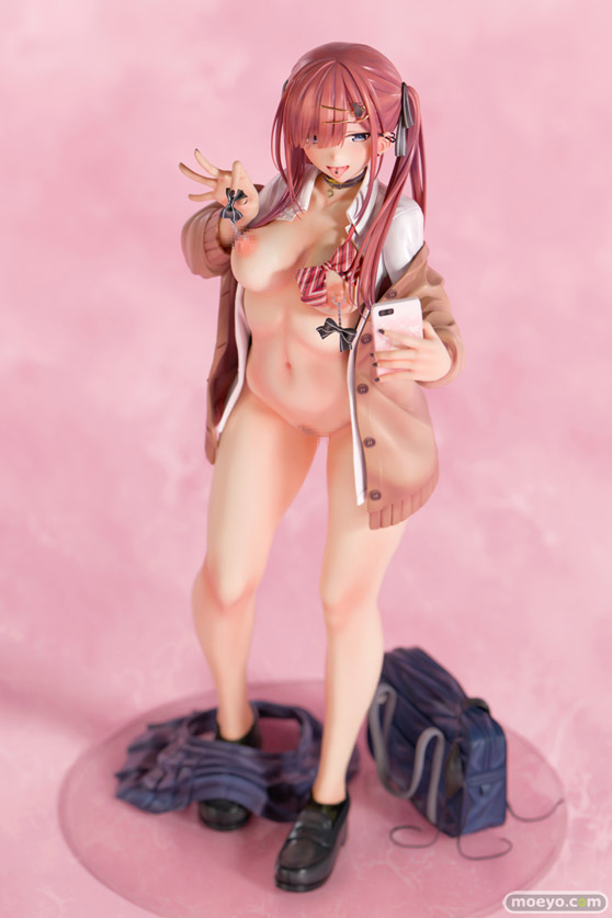 インサイト なな枕「ピアスを見せてくれる赤髪ギャルちゃん」マスクver. 素顔ver. エロ フィギュア のちを。 二次受注 PVC化 28