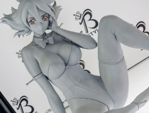 【メガホビEXPO2025】メガハウス新作美少女フィギュア「B-style 機動武闘伝Gガンダム レイン・カミムラ バニーVer.」監修中原型が展示！