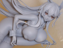 【WF2025夏】アルファマックス新作美少女フィギュア「アズールレーン 筑摩 ～プレミアム・エクスチェンジ ver.～」監修中原型が展示！