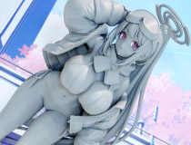 【ブルーアーカイブ 4.5th】マックスファクトリー新作美少女フィギュア「ブルーアーカイブ エイミ（水着）」監修中原型が展示！