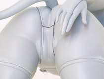 【WF2025夏】【アダルトフィギュア】ELF BEACH新作エロフィギュア「エロチックファーム -受胎中（仮）」監修中原型が展示！