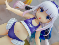 回天堂新作美少女フィギュア「小林さんちのメイドラゴン カンナカムイ はまべでウキウキ水着Ver.(紫)」予約受付開始！