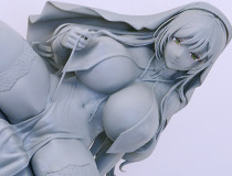 【WF2025夏】【アダルトフィギュア】桃色みんとさんのイラストを立体化！PartyLook新作エロフィギュア「シスター アリシア」監修中原型が展示！