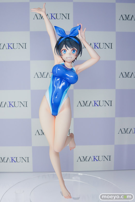 ホビージャパン AMAKUNI 深井涼介 五日市歩 i-con スイムスーツシルエット 彼女、お借りします 更科瑠夏 競泳水着Ver. メガホビEXPO2025 フィギュア 01