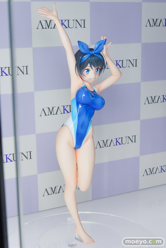 ホビージャパン AMAKUNI 深井涼介 五日市歩 i-con スイムスーツシルエット 彼女、お借りします 更科瑠夏 競泳水着Ver. メガホビEXPO2025 フィギュア 02