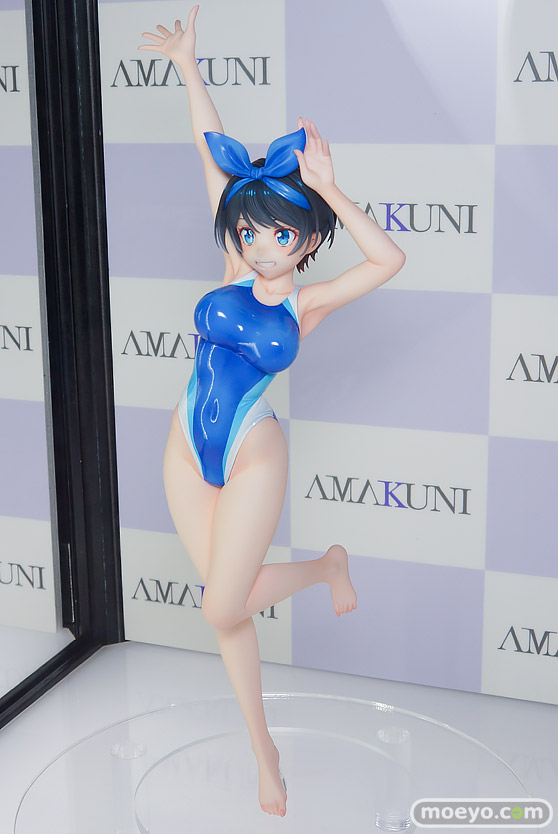 ホビージャパン AMAKUNI 深井涼介 五日市歩 i-con スイムスーツシルエット 彼女、お借りします 更科瑠夏 競泳水着Ver. メガホビEXPO2025 フィギュア 03