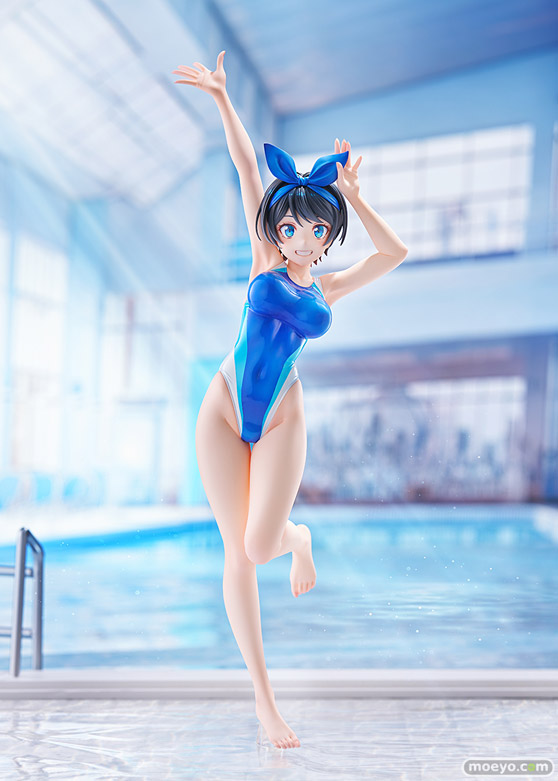 ホビージャパン AMAKUNI 深井涼介 五日市歩 i-con スイムスーツシルエット 彼女、お借りします 更科瑠夏 競泳水着Ver. メガホビEXPO2025 フィギュア 20