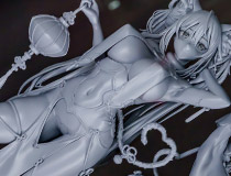 【エロホビ12】【アダルトフィギュア】ぴょん吉さんイラストを立体化！ロケットボーイ新作エロフィギュア「ミルラ」製作中原型が展示！