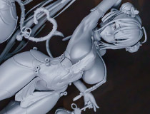 【エロホビ12】【アダルトフィギュア】momiさんイラストを立体化！ロケットボーイ新作エロフィギュア「クー」製作中原型が展示！