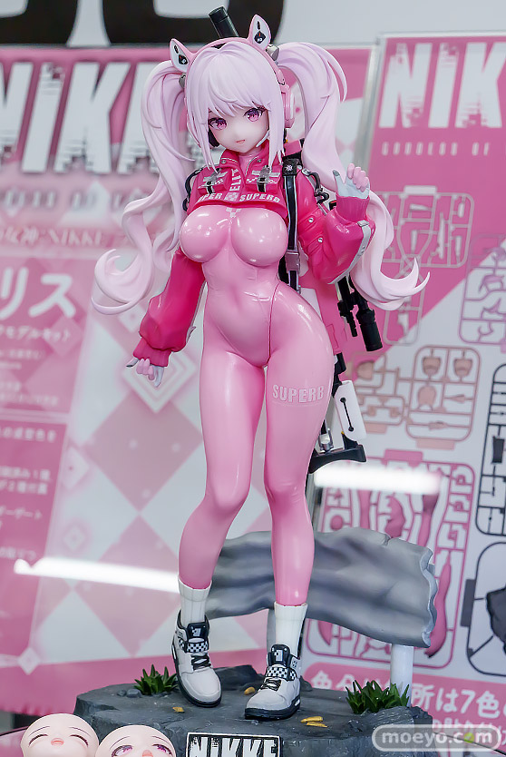 エクスプラス 勝利の女神:NIKKE アリス プラスチックモデルキット Hobby sakura youz 塗装見本 01