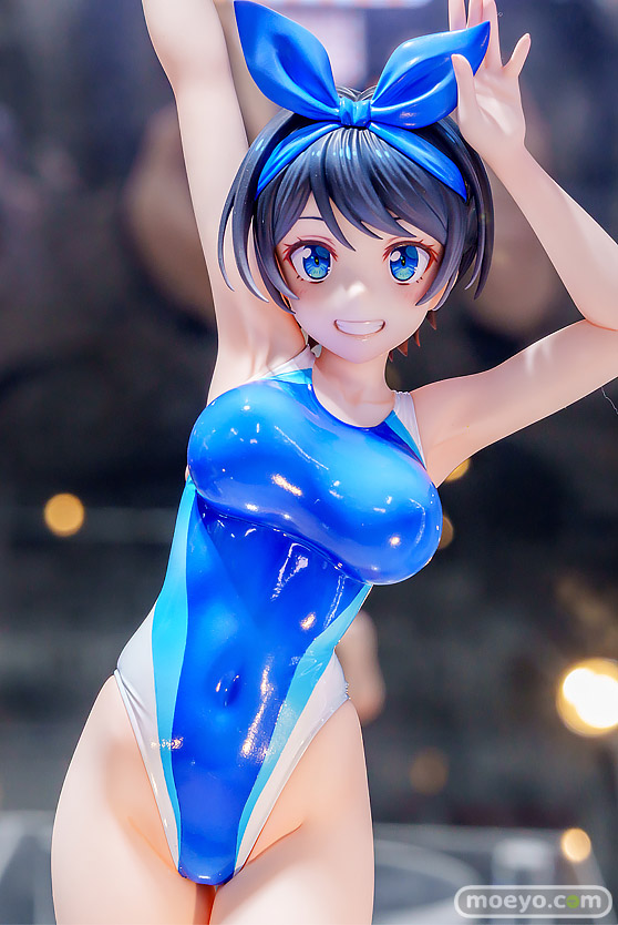 ホビージャパン AMAKUNI 深井涼介 五日市歩 i-con スイムスーツシルエット　彼女、お借りします　更科瑠夏 競泳水着Ver. フィギュア あみあみ 05