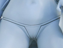 【WF2025夏】【アダルトフィギュア】リブユウキさんイラストを立体化！PURE新作エロフィギュア「大型犬みたいな彼女」監修中原型が展示！