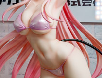 予約受付前のユニオンクリエイティブ新作美少女フィギュア「ToLOVEる-とらぶる-ダークネス 水着シリーズ ララ・サタリン・デビルーク」彩色サンプルがアキバで展示！