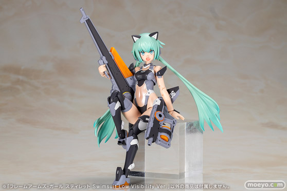 コトブキヤ フレームアームズ・ガール スティレット Swimsuit Low Visibility Ver. プラモデル 清水康智 楠井一 柳瀬敬之 島田フミカネ 12