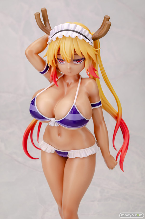 Q-six 小林さんちのメイドラゴン トール　ビキニスタイル 日焼けver. カーブモデルズ K2 フィギュア 製品版 12
