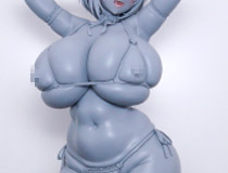 【WF2026冬】【アダルトフィギュア】Blue_GKさんイラストを立体化！Q-six新作エロフィギュア「ラブメイド-優しくてあまあまな巨乳エロメイドさんとセックスしまくるお話- 高梨天羽」監修中原型が展示！