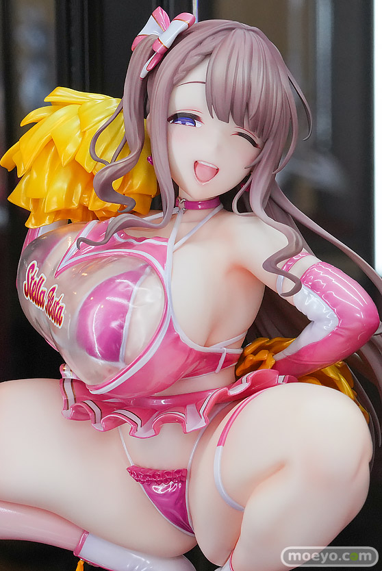 第13回 ネイティブグループ合同展示会（エロホビ） エロ フィギュア キャストオフ のくちゅるぬ ケガレボシシリーズ 白崎心春 チアガール ver. 佐藤空気 06