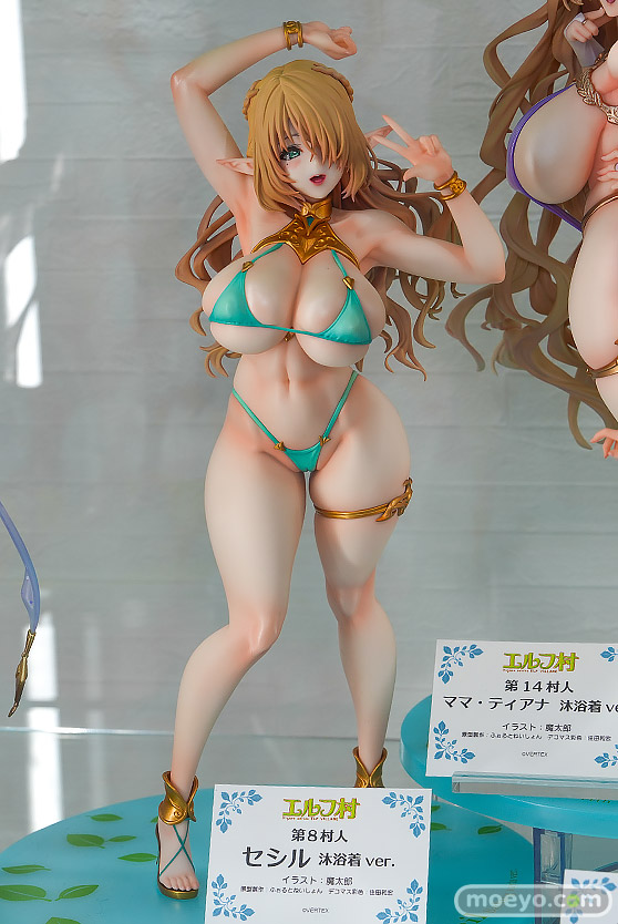 エルフ村祭 in あみあみ秋葉原ラジオ会館店 フィギュア ヴェルテクス 沐浴着 セシル ママ・ディアナ ククル 37