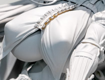 【エルフ村祭】朝凪さんがキャラデザインした新シリーズ第1弾！ヴェルテクス新作美少女フィギュア「ネザーエルフ村 第1村人 デルフィナ」監修中原型が展示！