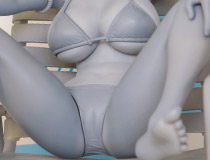 【WF2026冬】ノクタナス新作美少女フィギュア「佐々城柑奈 illustration by 楓子」製作中原型が展示！