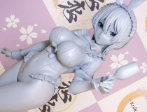 【WF2026冬】恋恋の新作美少女フィギュア「バニーガーデン 美羽香」監修中仮出力原型が展示！