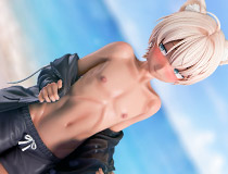 【Bfull FOTS JAPAN】オリジナルフィギュア・水着の褐色ケモ耳男子「ラオル」が1/6スケールフィギュアで新登場。