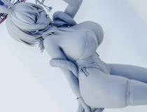 【WF2026冬】【アダルトフィギュア】チューベローズプラス新作エロフィギュア「ケガレボシ 浅葉依吹」監修中原型が展示！