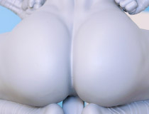 「背中で魅せる」素敵なポーズで立体化！ノクタナス新作美少女フィギュア「転生コロシアム マール・バロック」監修中原型が展示！