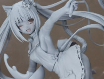 【エロホビ】【アダルトフィギュア】ネコぱら生みの親さよりさん自らの手で立体化！ネイティブ新作エロフィギュア「ネコぱら ショコラ」制作中原型が展示！